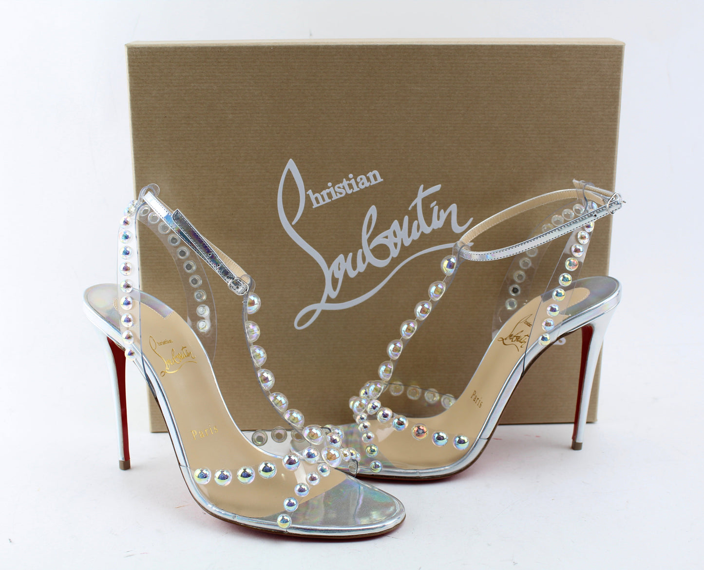 CHRISTIAN LOUBOUTIN FARIDARAVIE 100 MM PVC