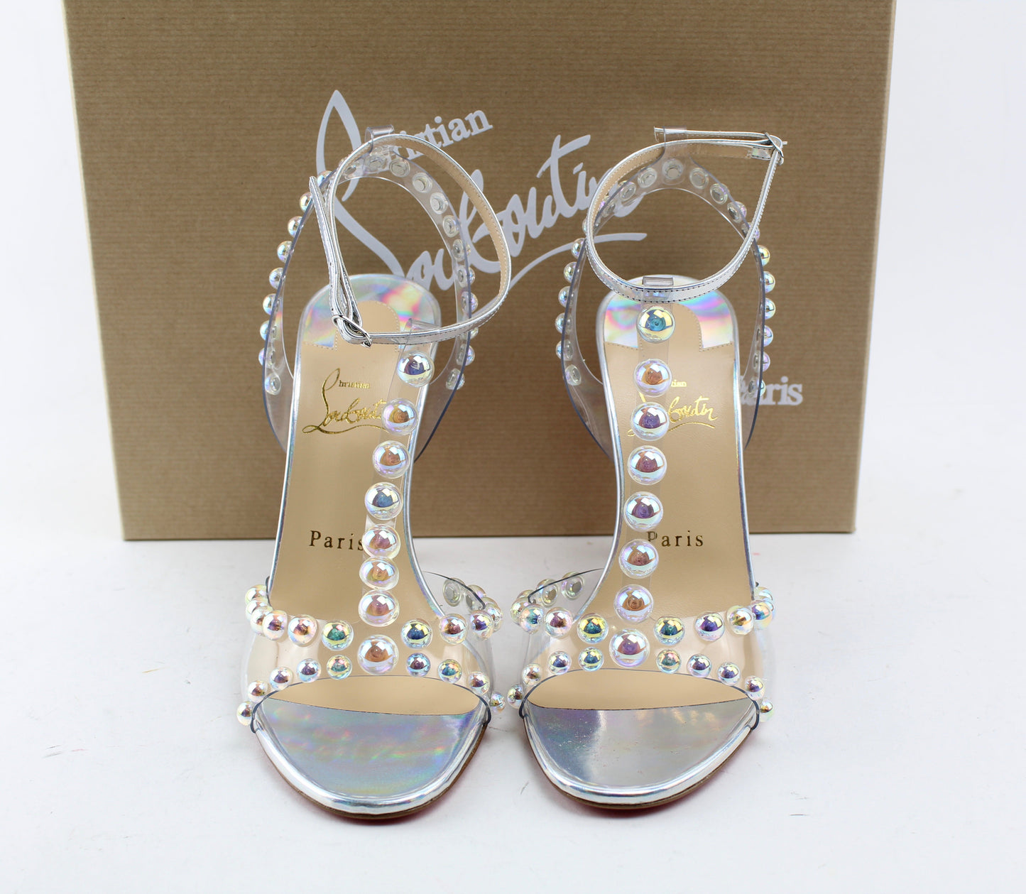 CHRISTIAN LOUBOUTIN FARIDARAVIE 100 MM PVC