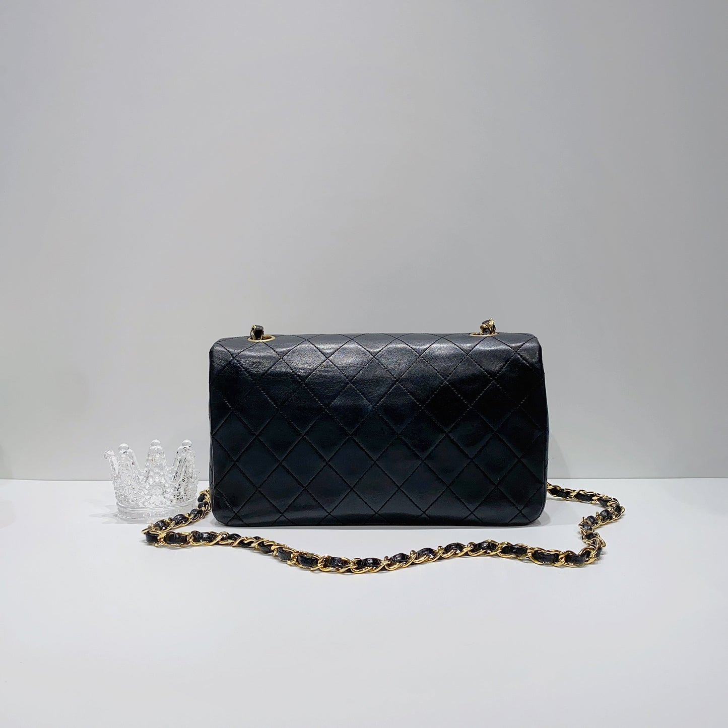 No.3598-Chanel Vintage Lambskin Flap Bag
