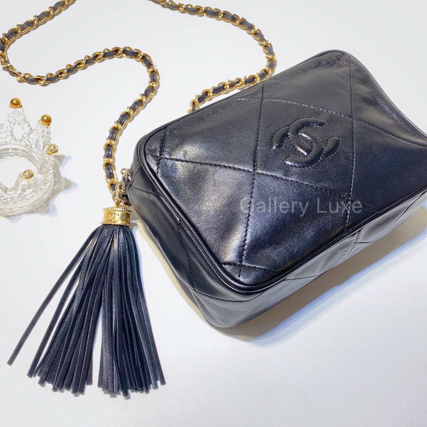 No.2718-Chanel Vintage Lambskin Camera Bag