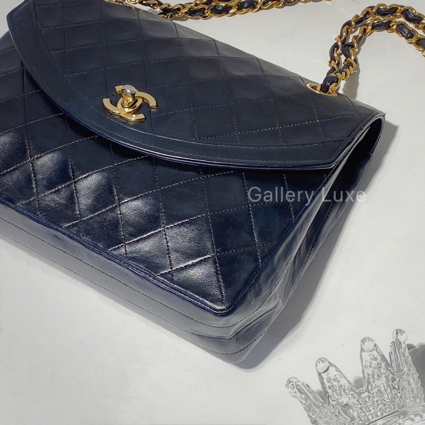 No.2307-Chanel Vintage Lambskin Flap Bag