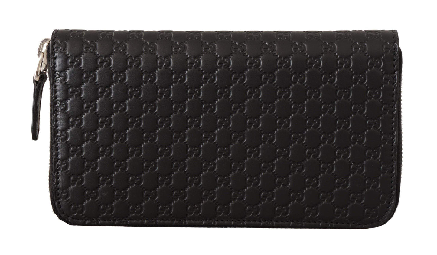 Luxury Gucci Trending 2025 Black Wallet MicroLuxury Gucci Trending 2025ssima Leather Zipper wallet