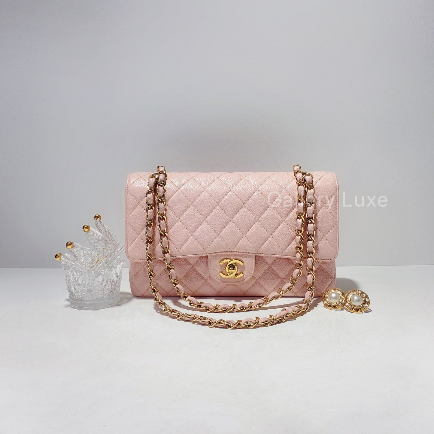 No.2457-Chanel Vintage Caviar Classic Flap Bag 25cm
