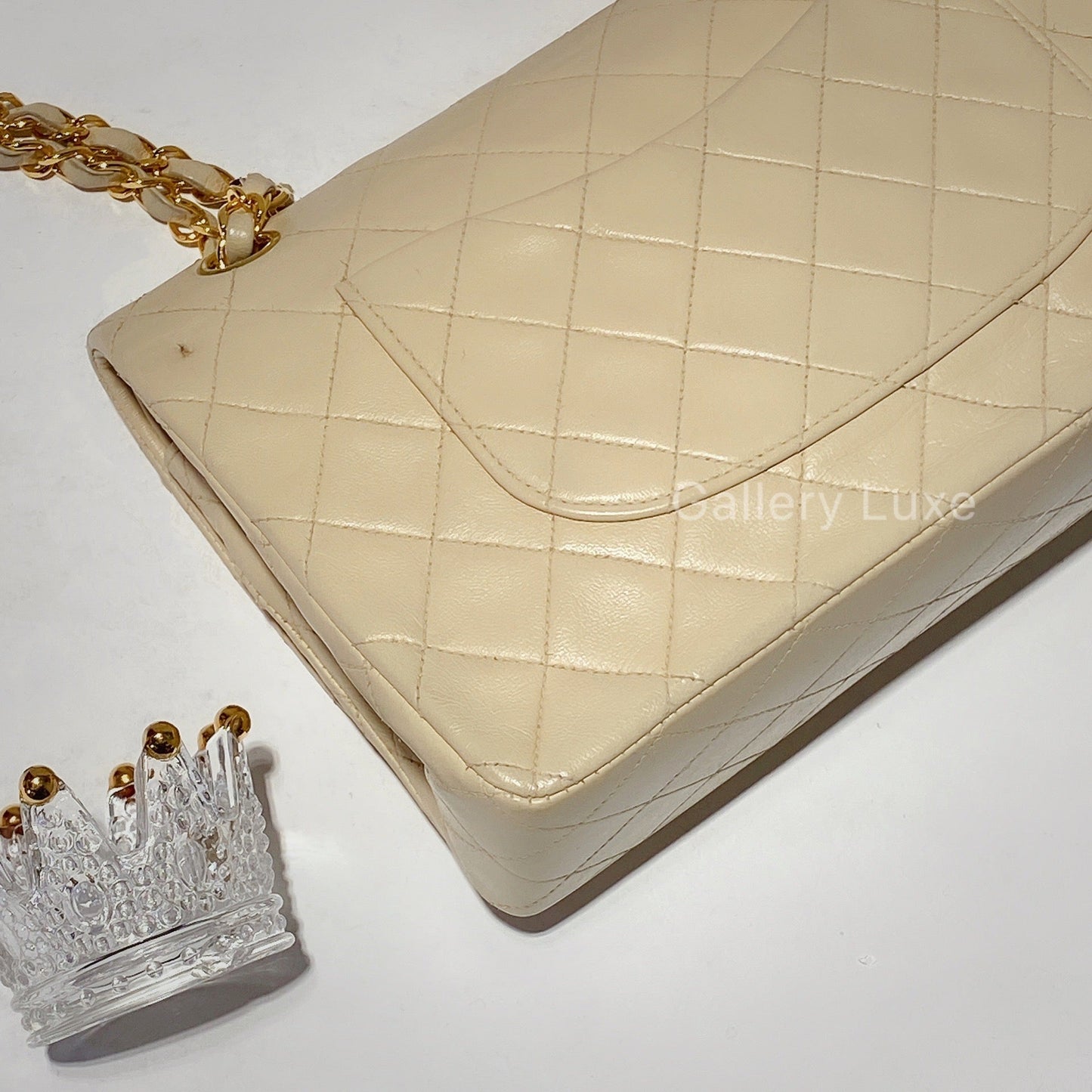 No.2459-Chanel Vintage Lambskin Classic Flap Bag 25cm