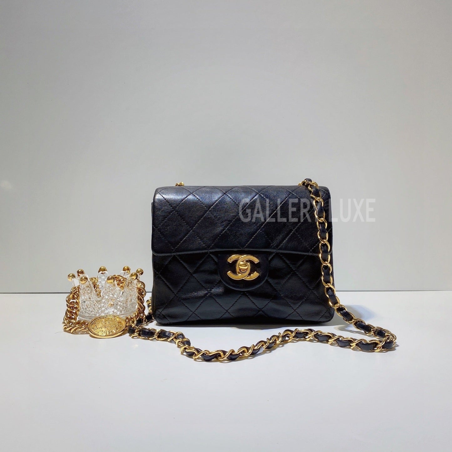 No.3285-Chanel Vintage Lambskin Classic Flap Mini 17cm