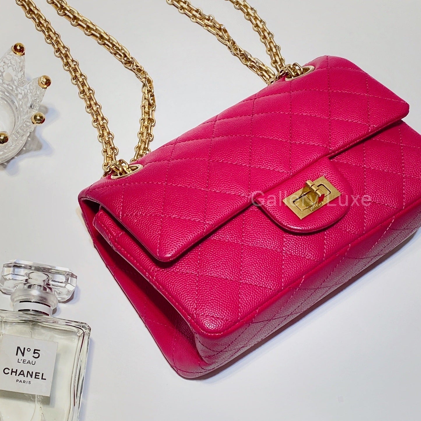 No.2726-Chanel Caviar Reissue 2.55 Small Double Flap Bag