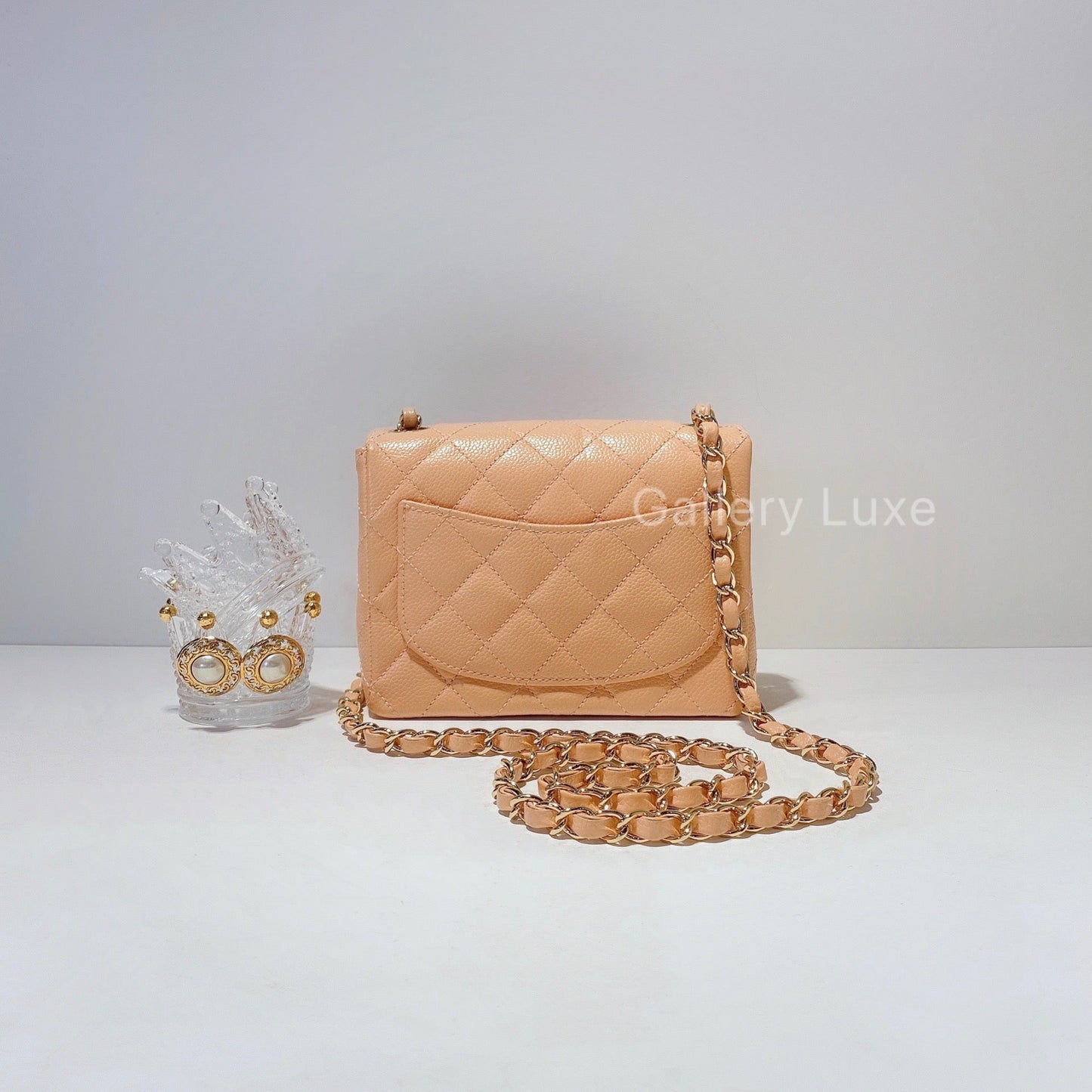 No.2252-Chanel Vintage Caviar CF Mini 17cm