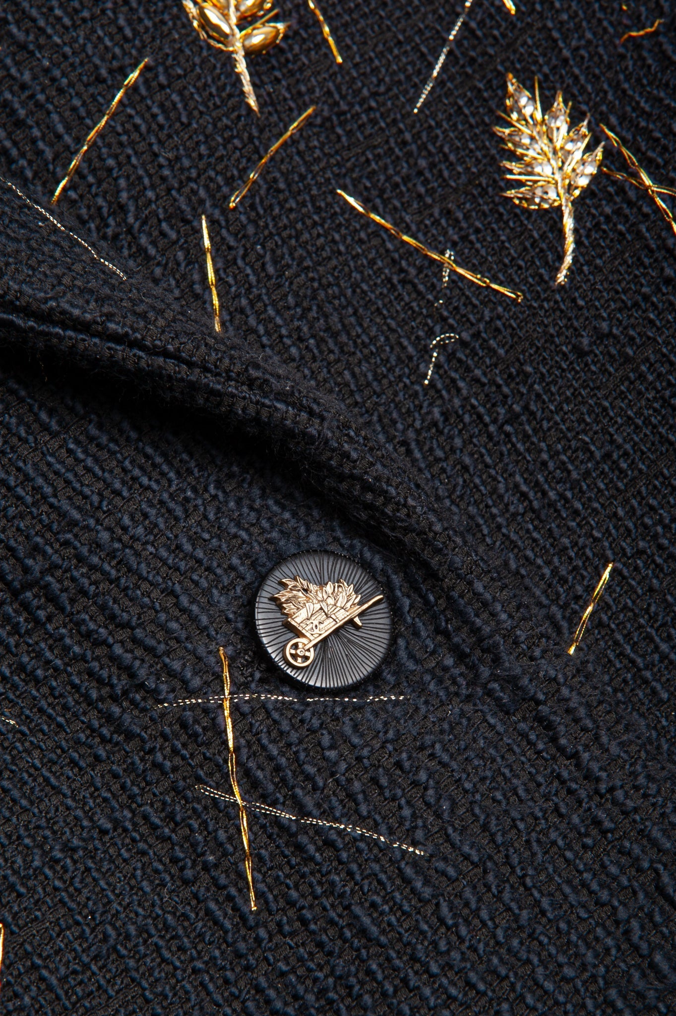 CHANEL Ultra Rare Jacket with Sheath of Wheat
