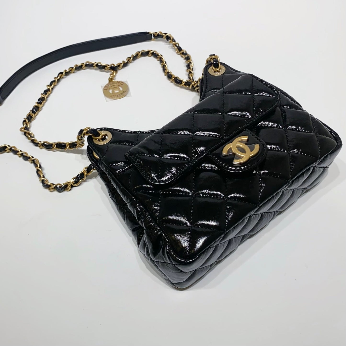 No.001602-2-Chanel Small Wavy CC Hobo Bag (Brand New / 全新貨品)