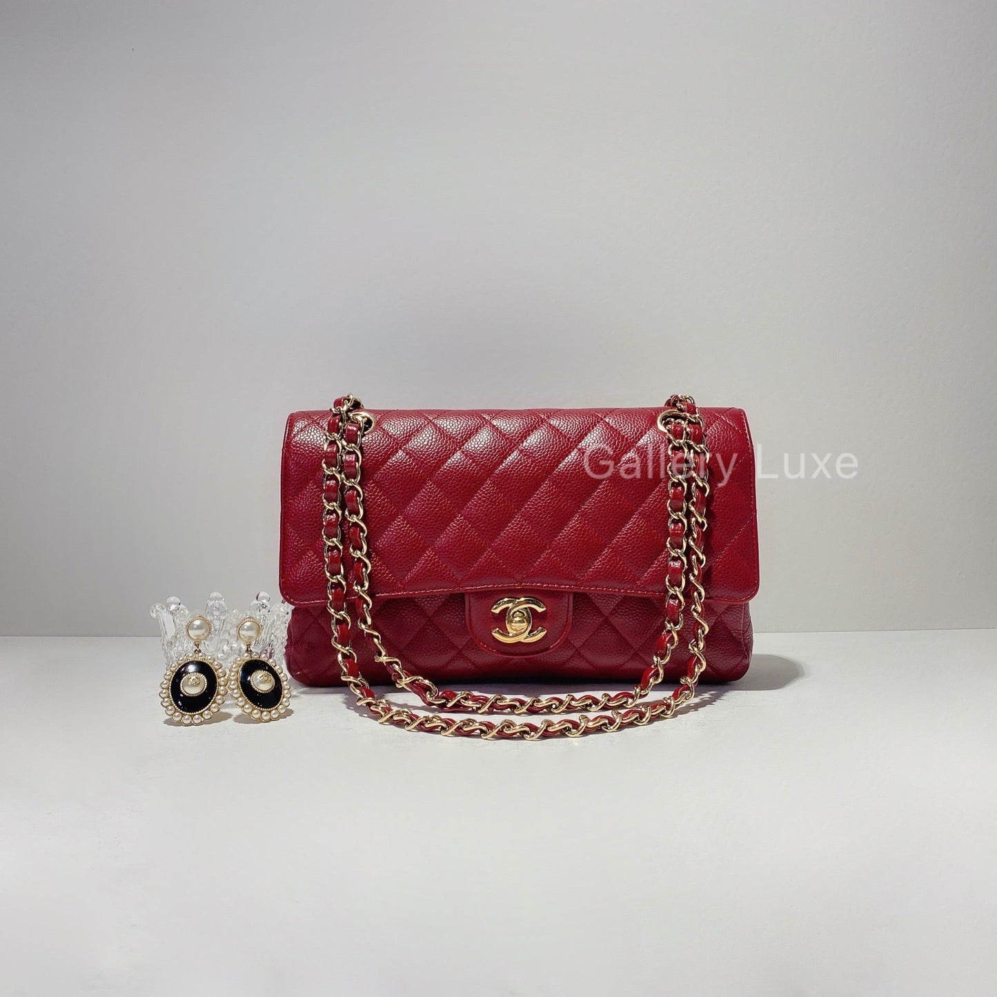 No.2454-Chanel Caviar Classic Flap Bag 25cm