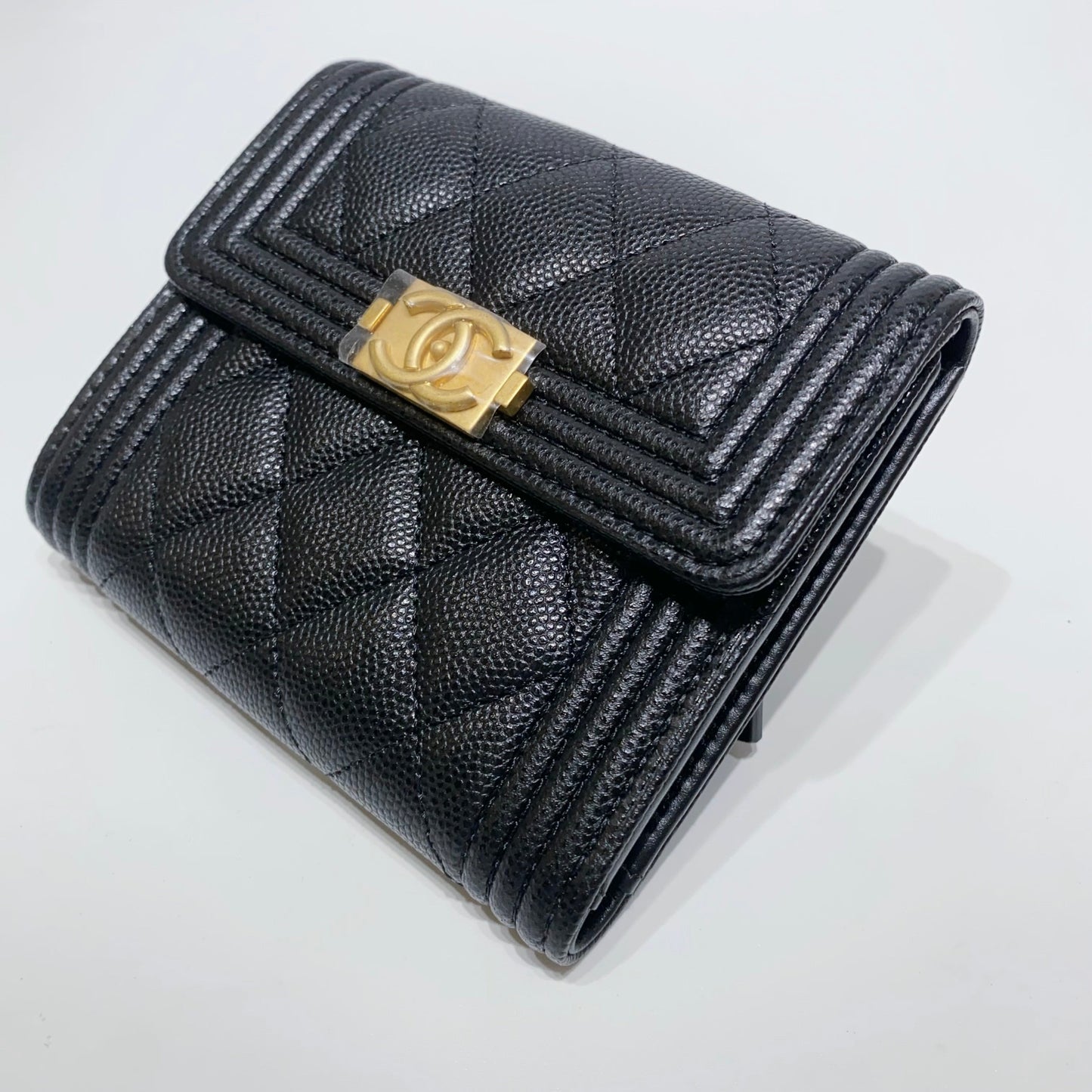 No.4043-Chanel Caviar Small Boy Flap Wallet (Brand New / 全新貨品)