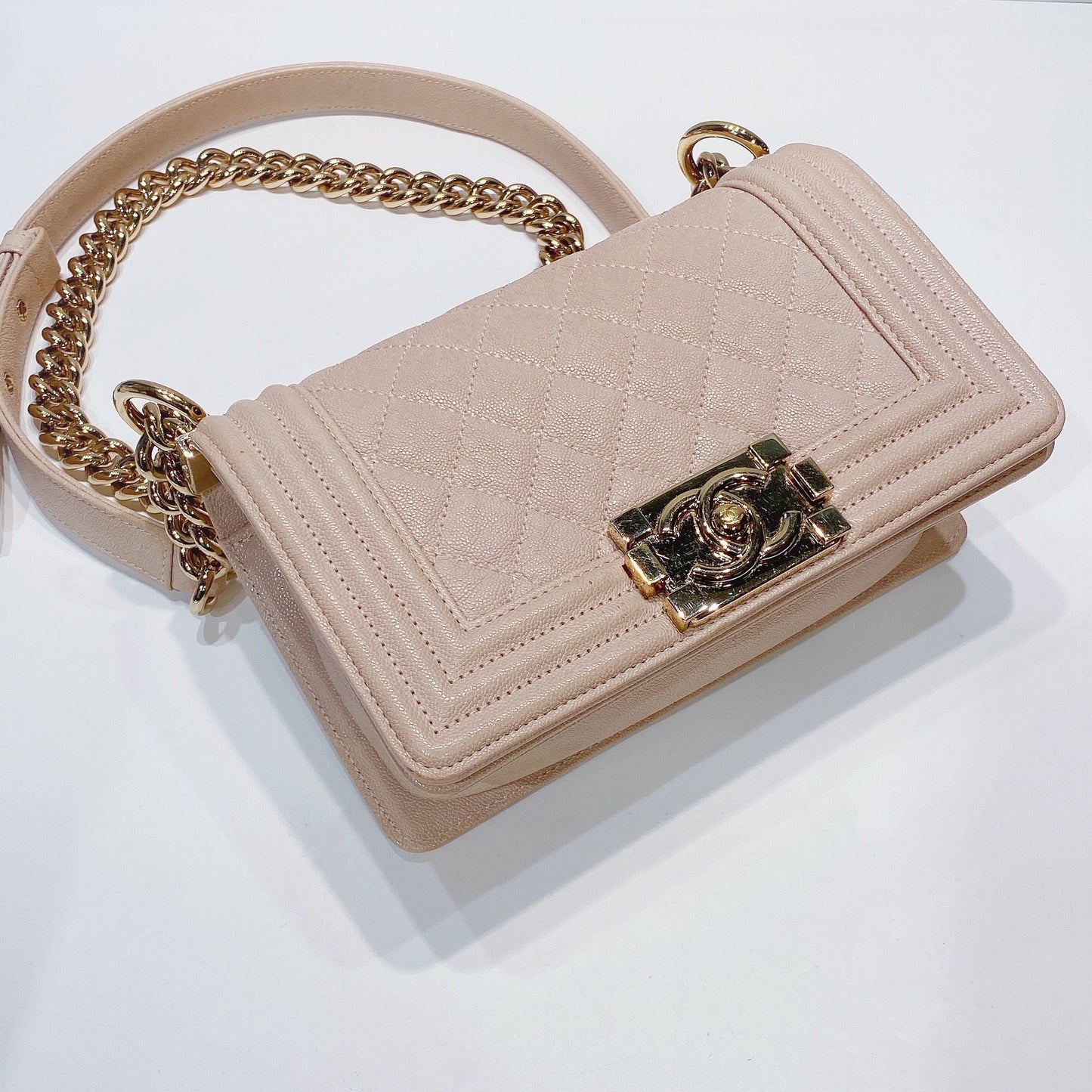 No.3597-Chanel Caviar Boy 20cm