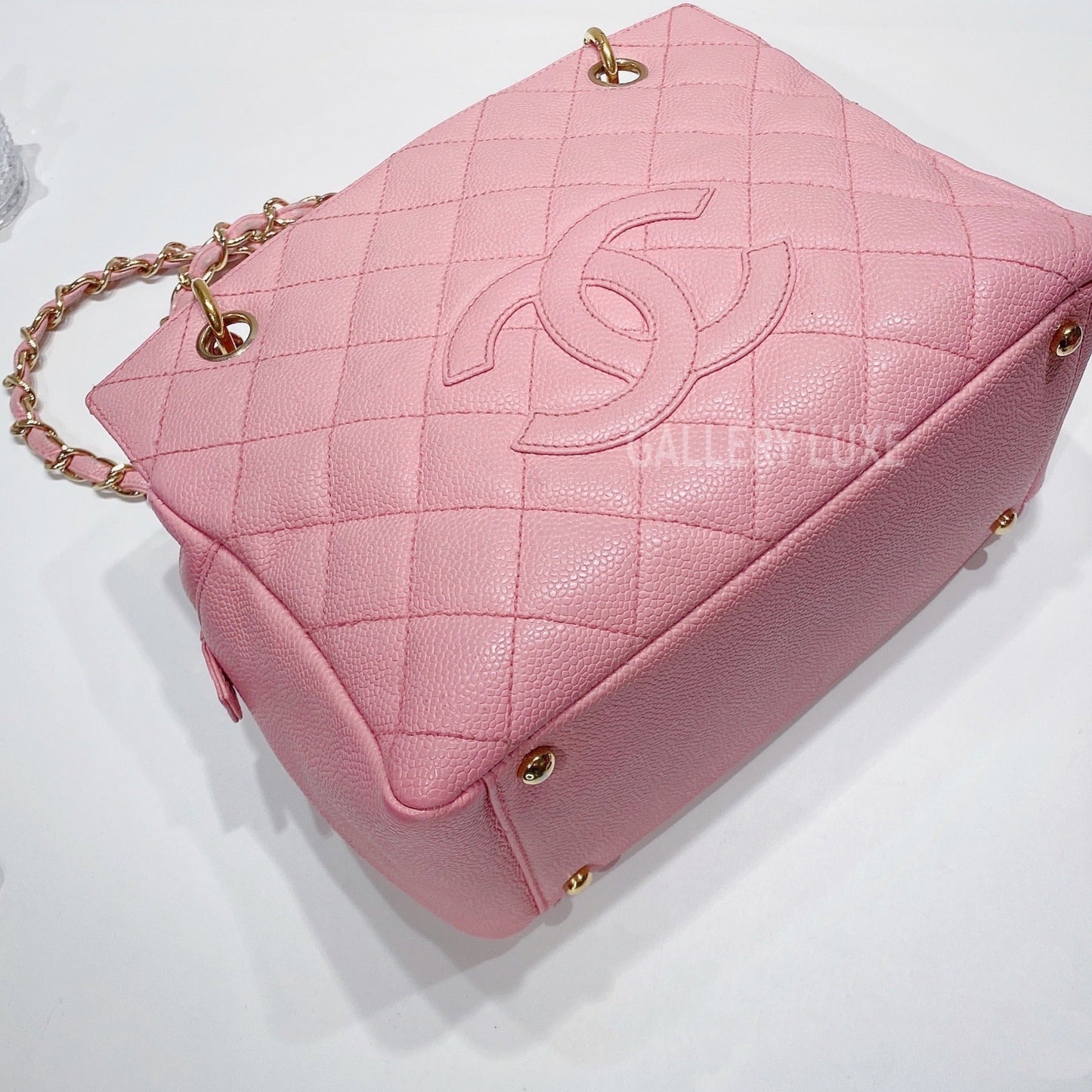 No.3458-Chanel Vintage Caviar Petite Timeless Tote Bag