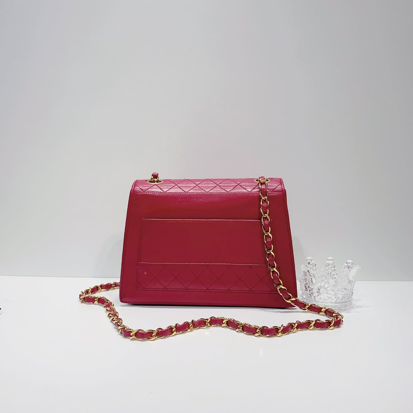 No.3231-Chanel Vintage Lambskin Flap Bag