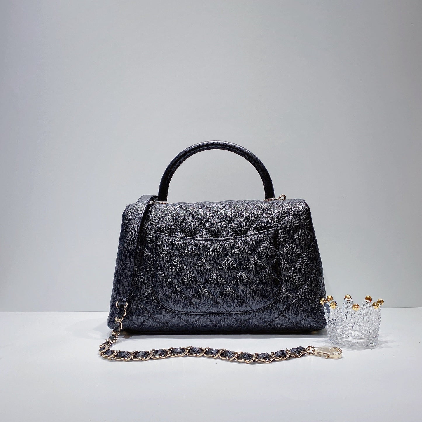 No.3488-Chanel Medium Caviar Coco Handle