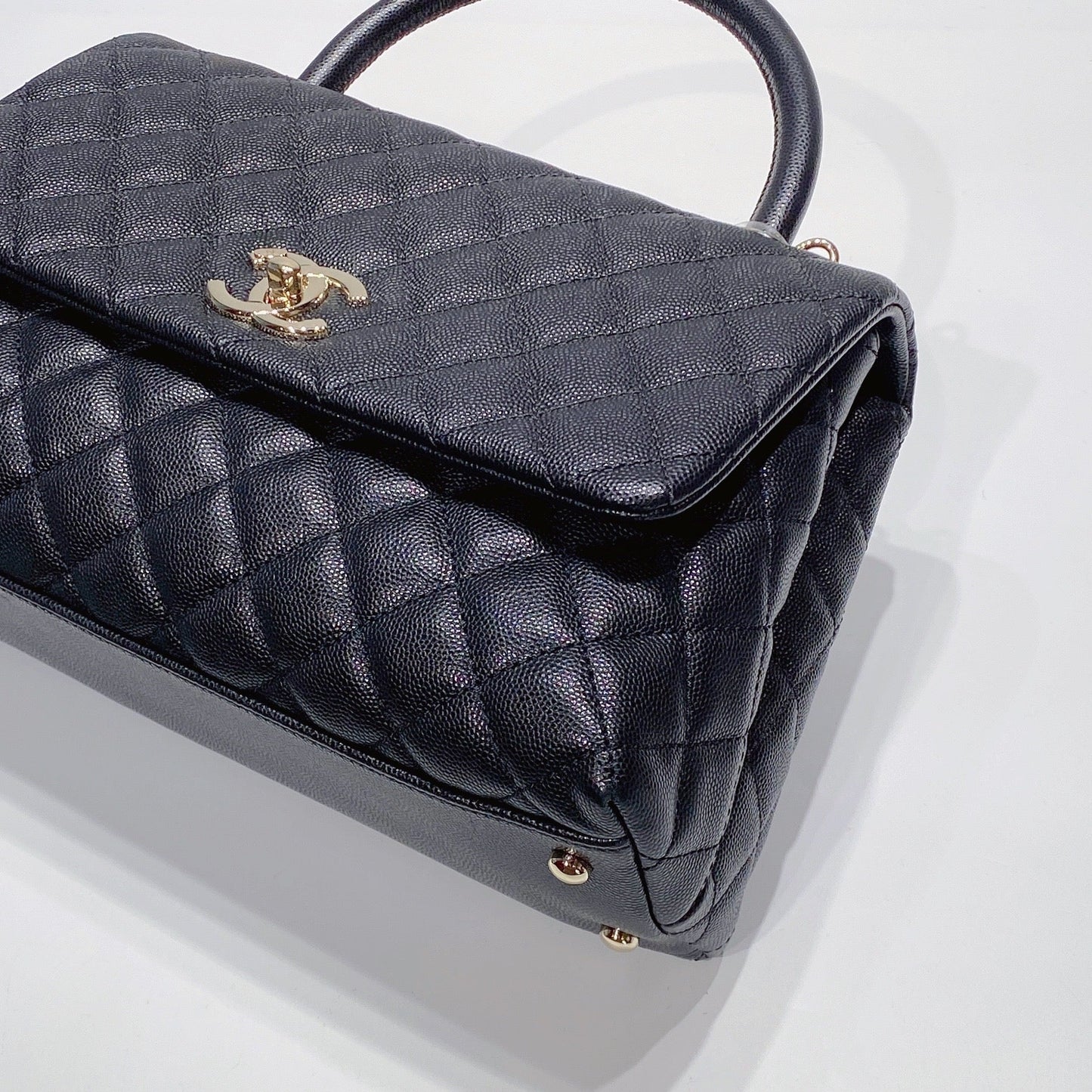 No.3488-Chanel Medium Caviar Coco Handle