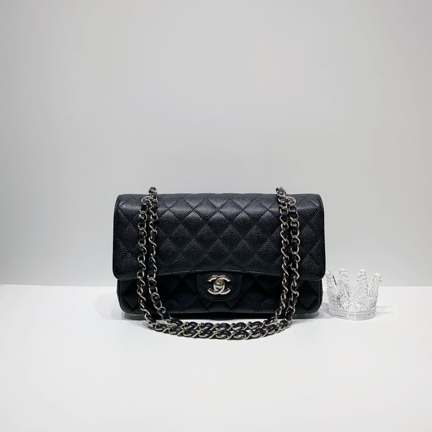 No.3821-Chanel Caviar Timeless Classic Flap Bag 25cm
