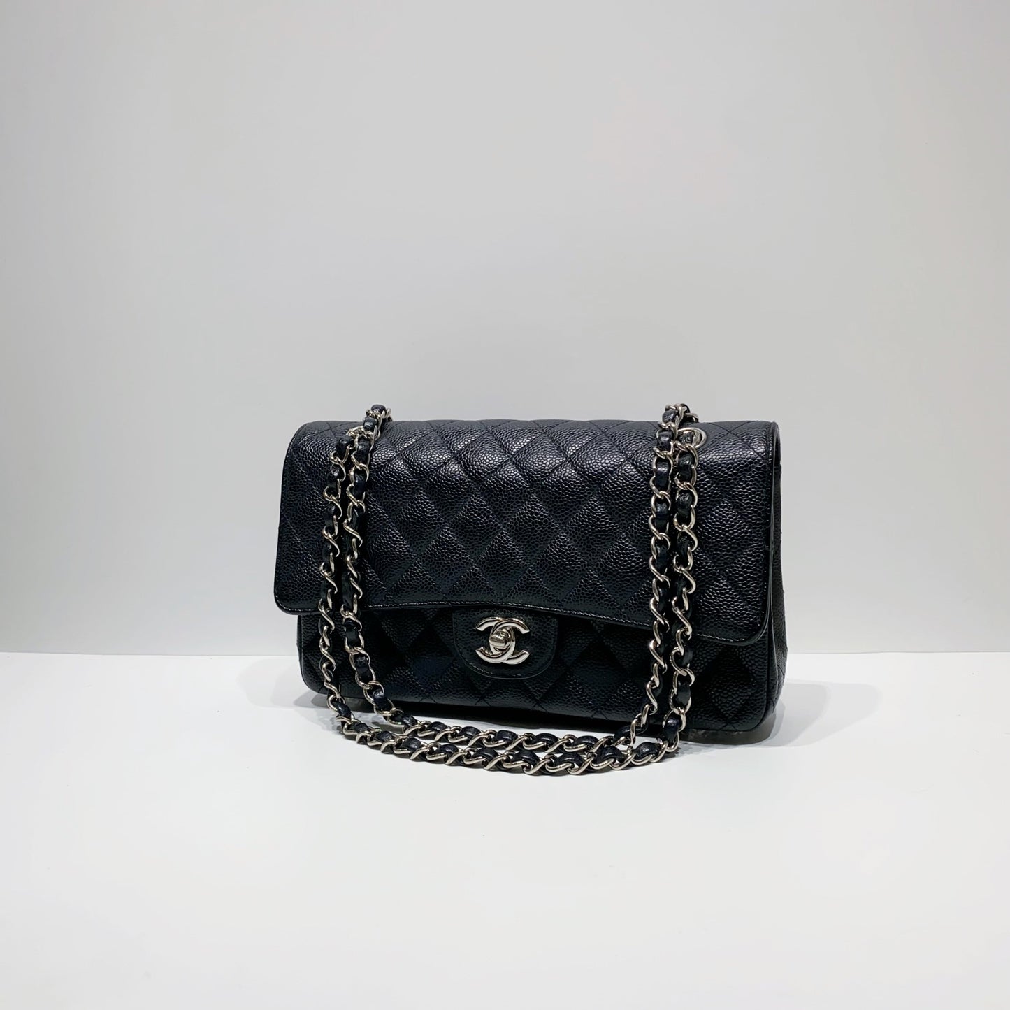 No.3821-Chanel Caviar Timeless Classic Flap Bag 25cm