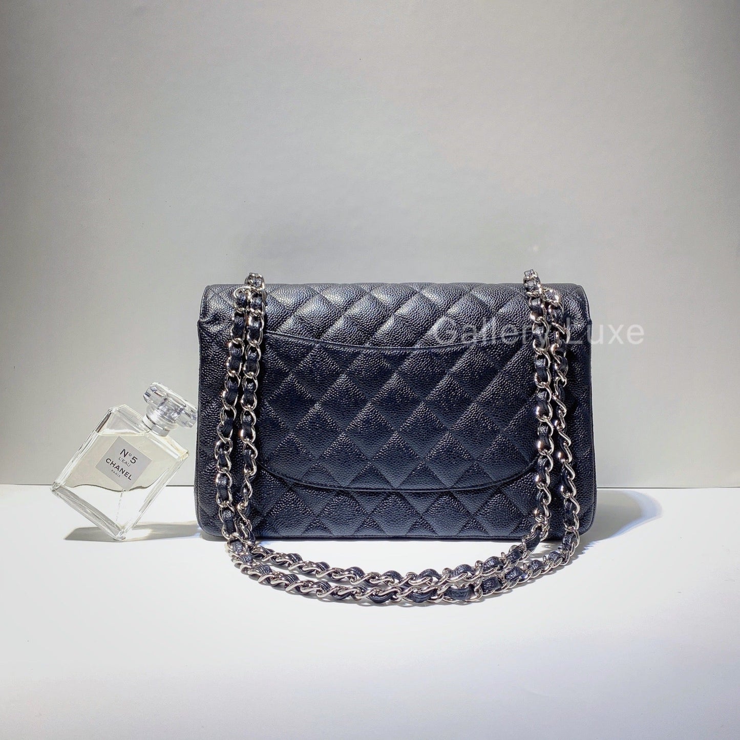 No.001157-Chanel Caviar Timeless Classic Jumbo Flap Bag