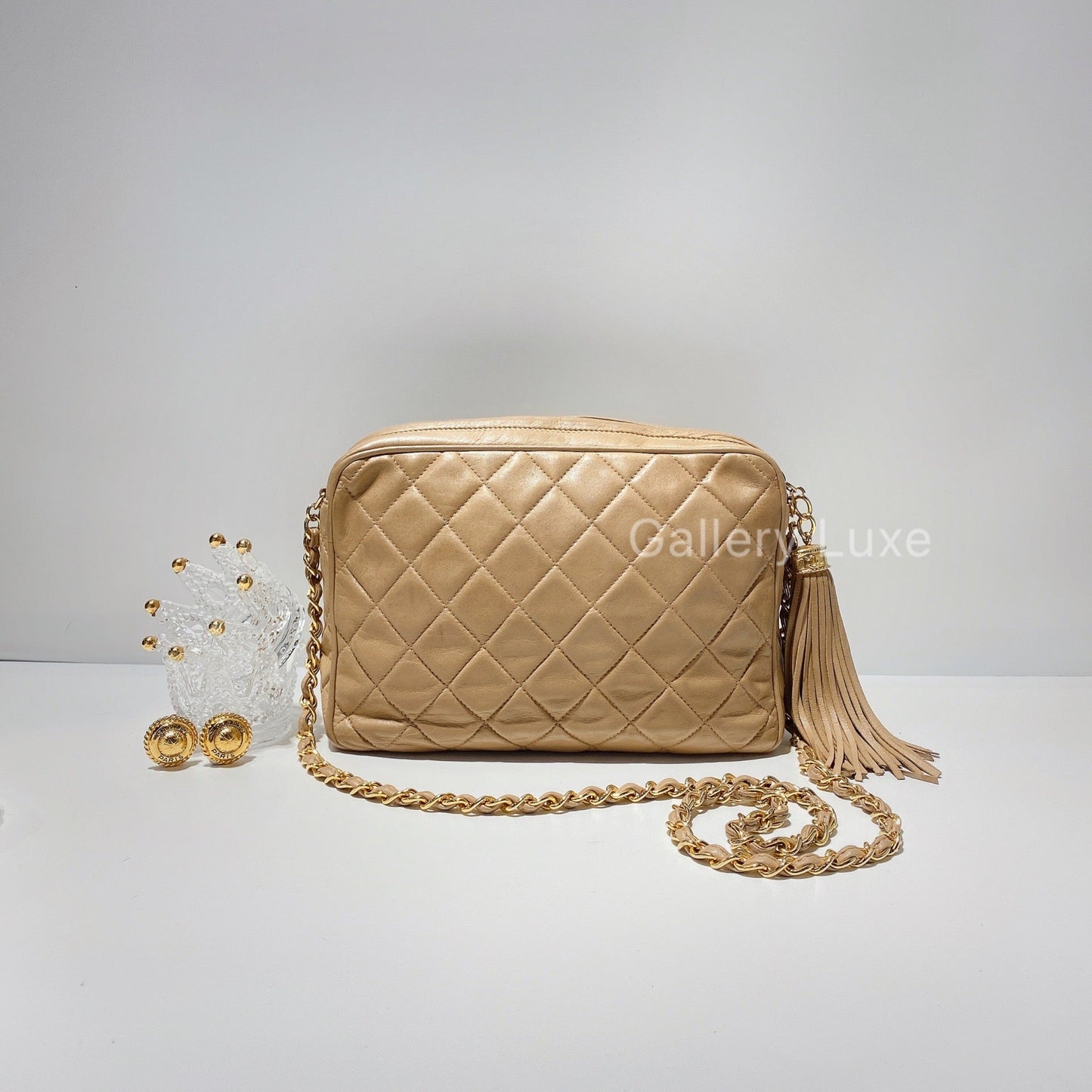 No.2158-Chanel Vintage Lambskin Camera Bag