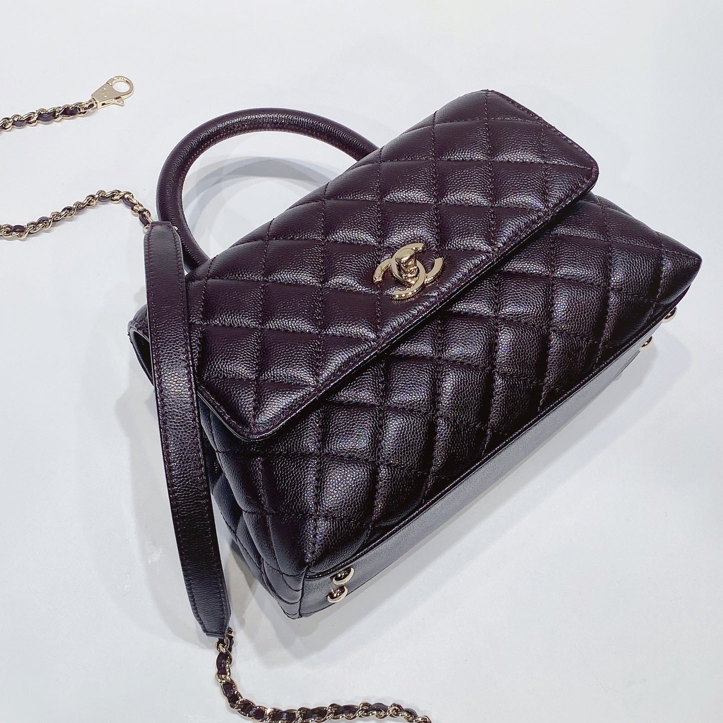 No.3602-Chanel Caviar Small Coco Handle