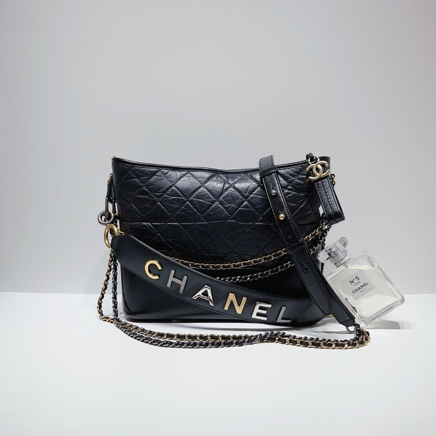 No.3979-Chanel Medium Gabrielle Hobo Bag With Handle