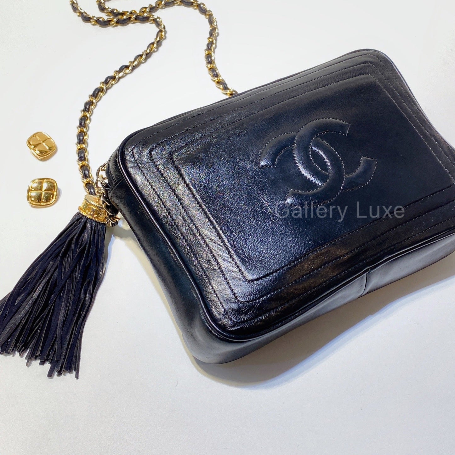 No.2756-Chanel Vintage Lambskin Camera Bag