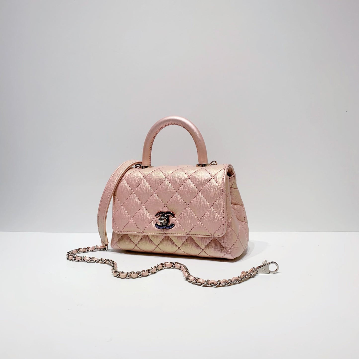 No.3963-Chanel Caviar Mini Coco Handle