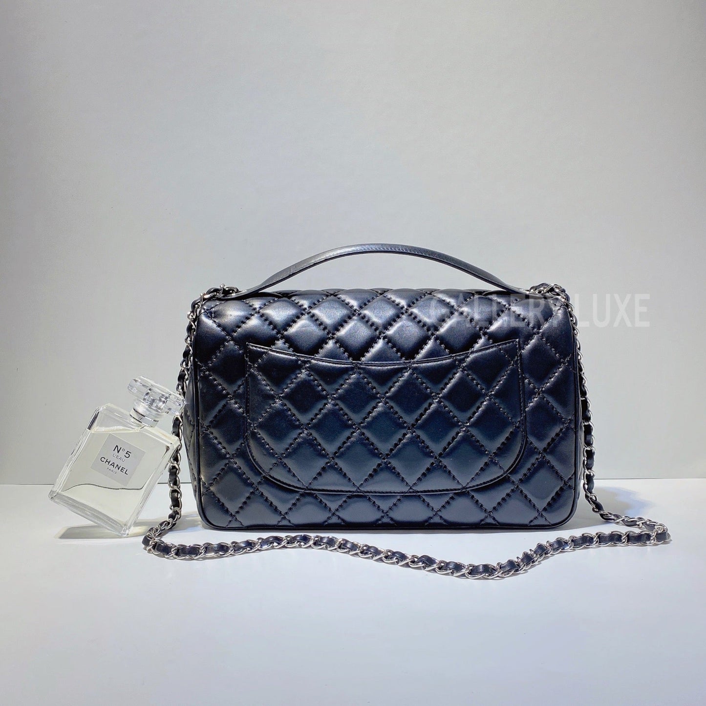 No.3081-Chanel Lambskin Easy Carry Flap Bag