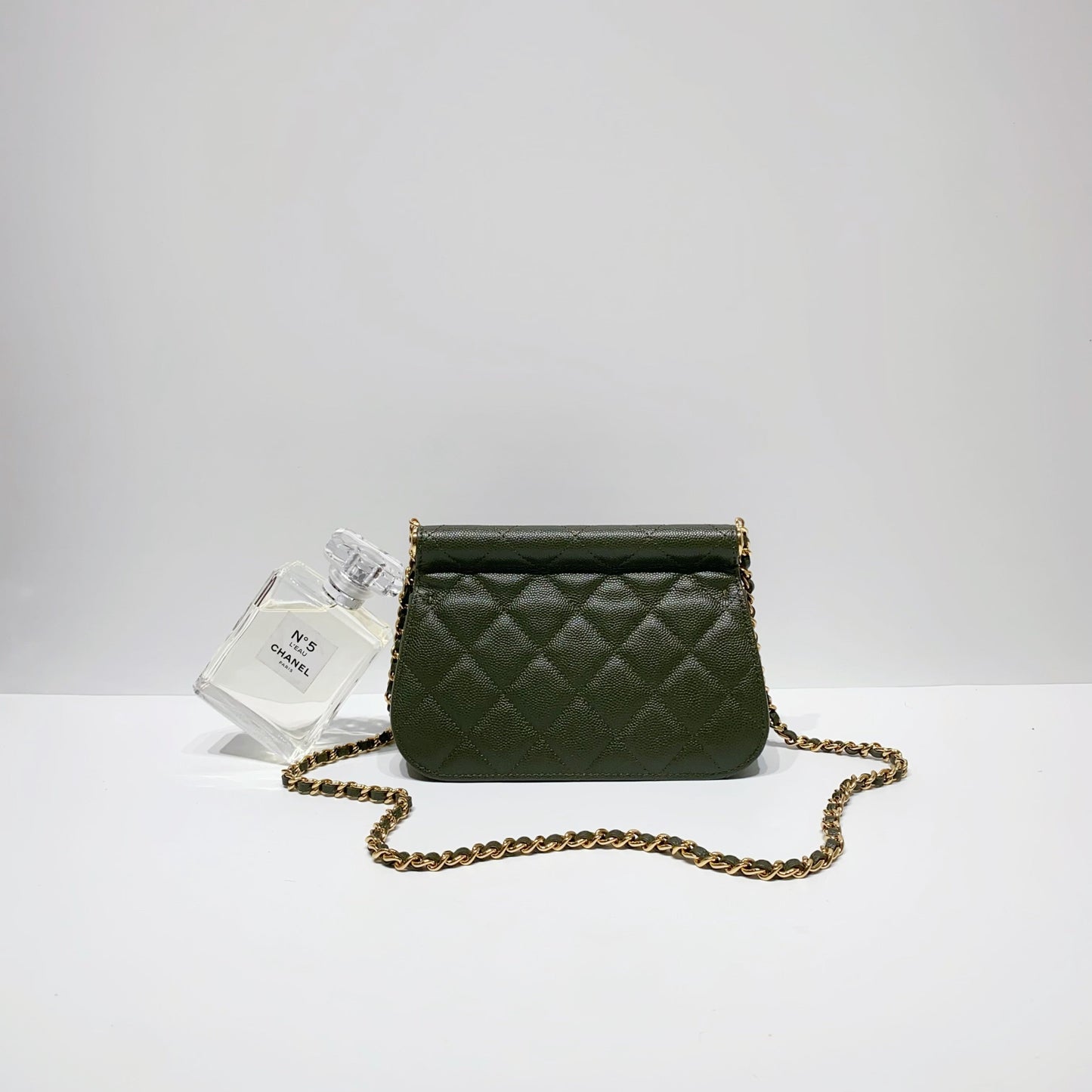 No.4023-Chanel Vintage Spirit Clutch With Chain