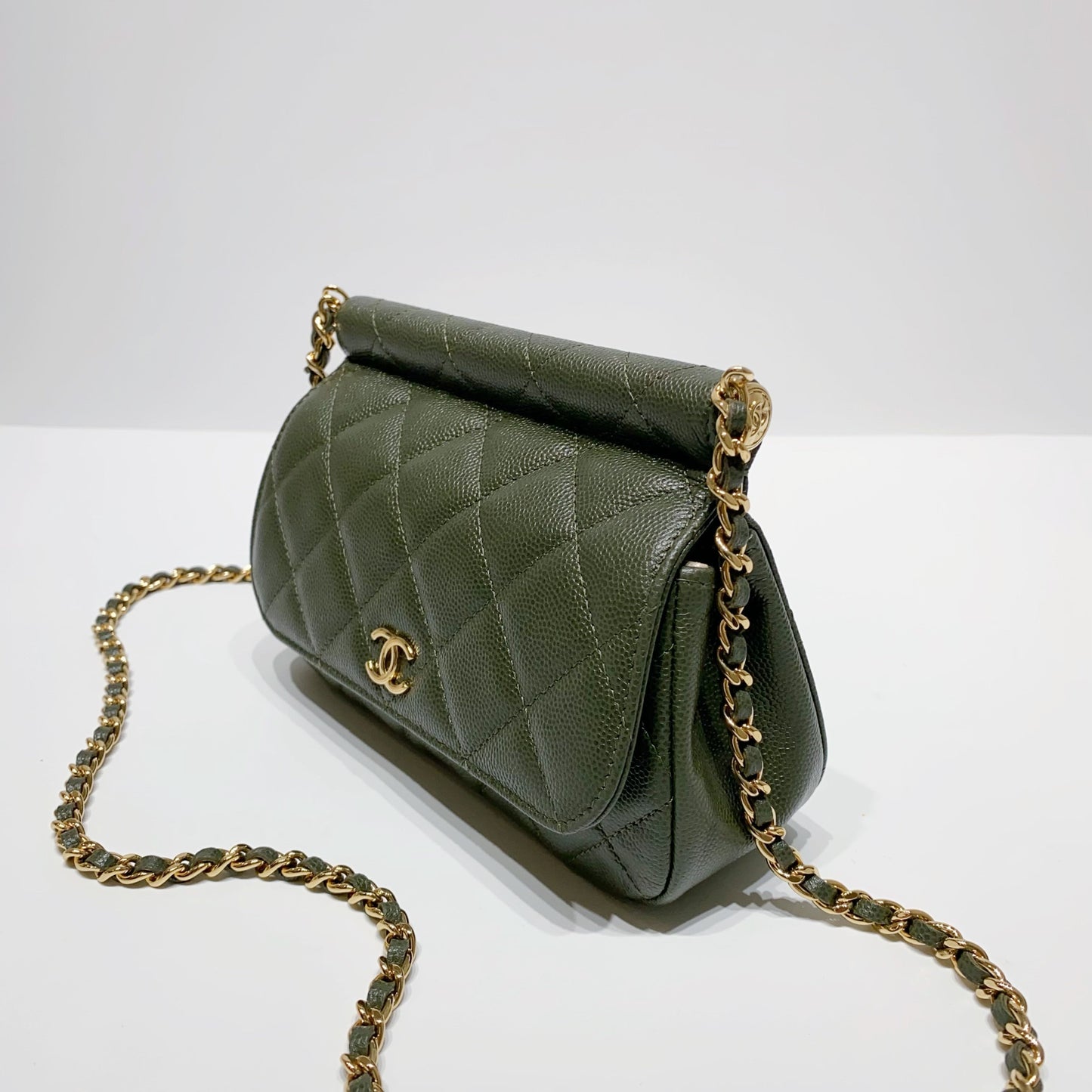 No.4023-Chanel Vintage Spirit Clutch With Chain