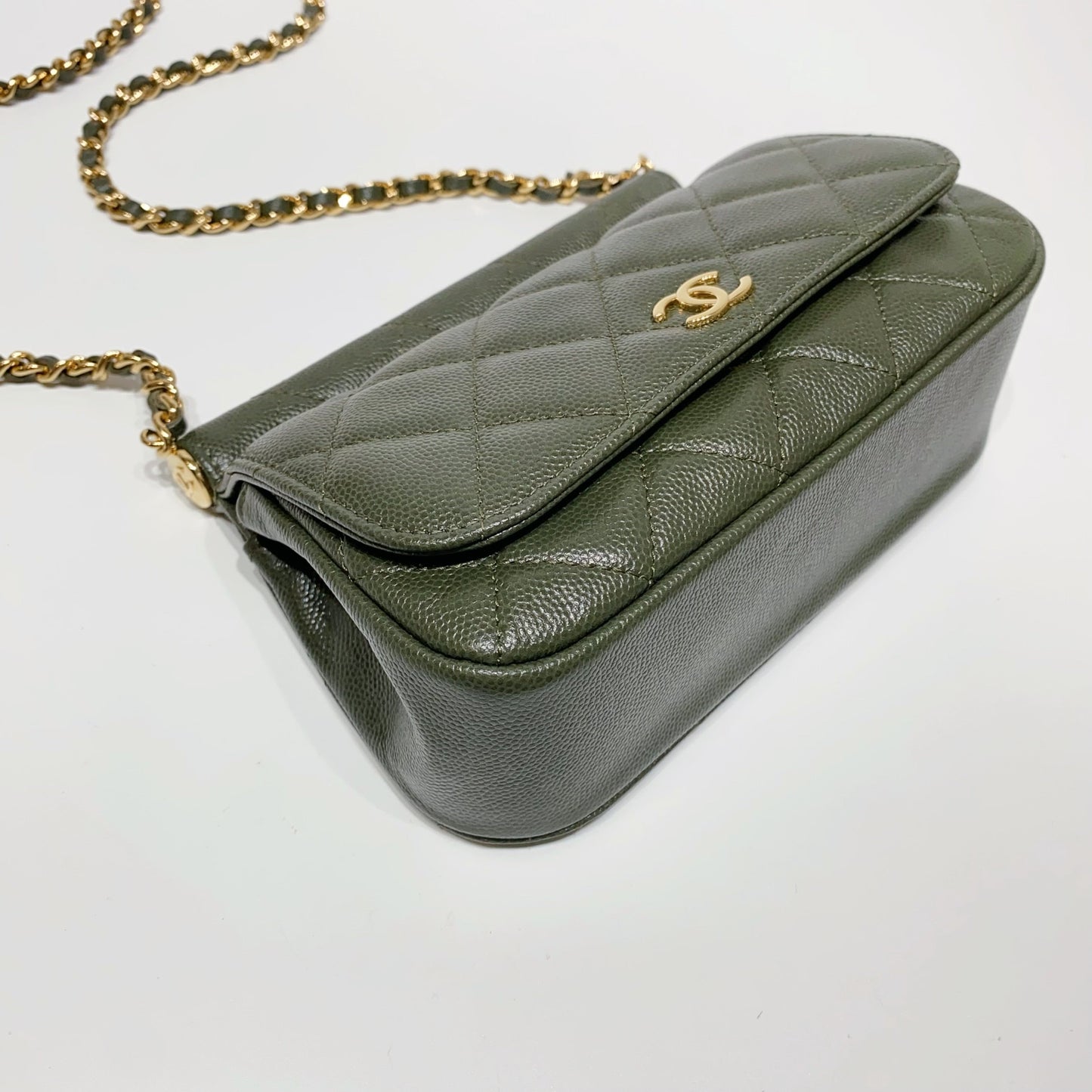 No.4023-Chanel Vintage Spirit Clutch With Chain