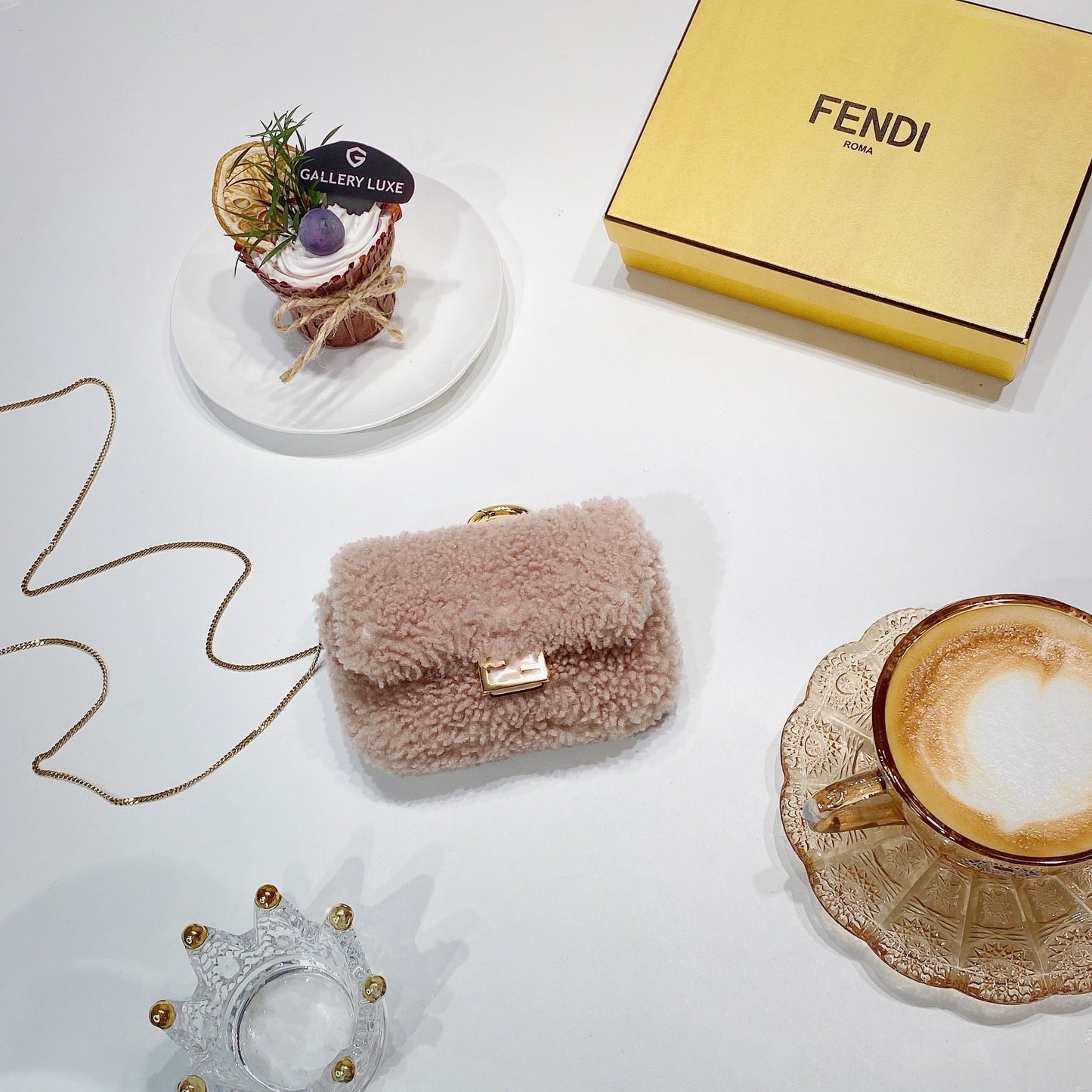 No.001327-4-Luxury FendiNano Baguette Bag Charm (Unused / 未使用品)