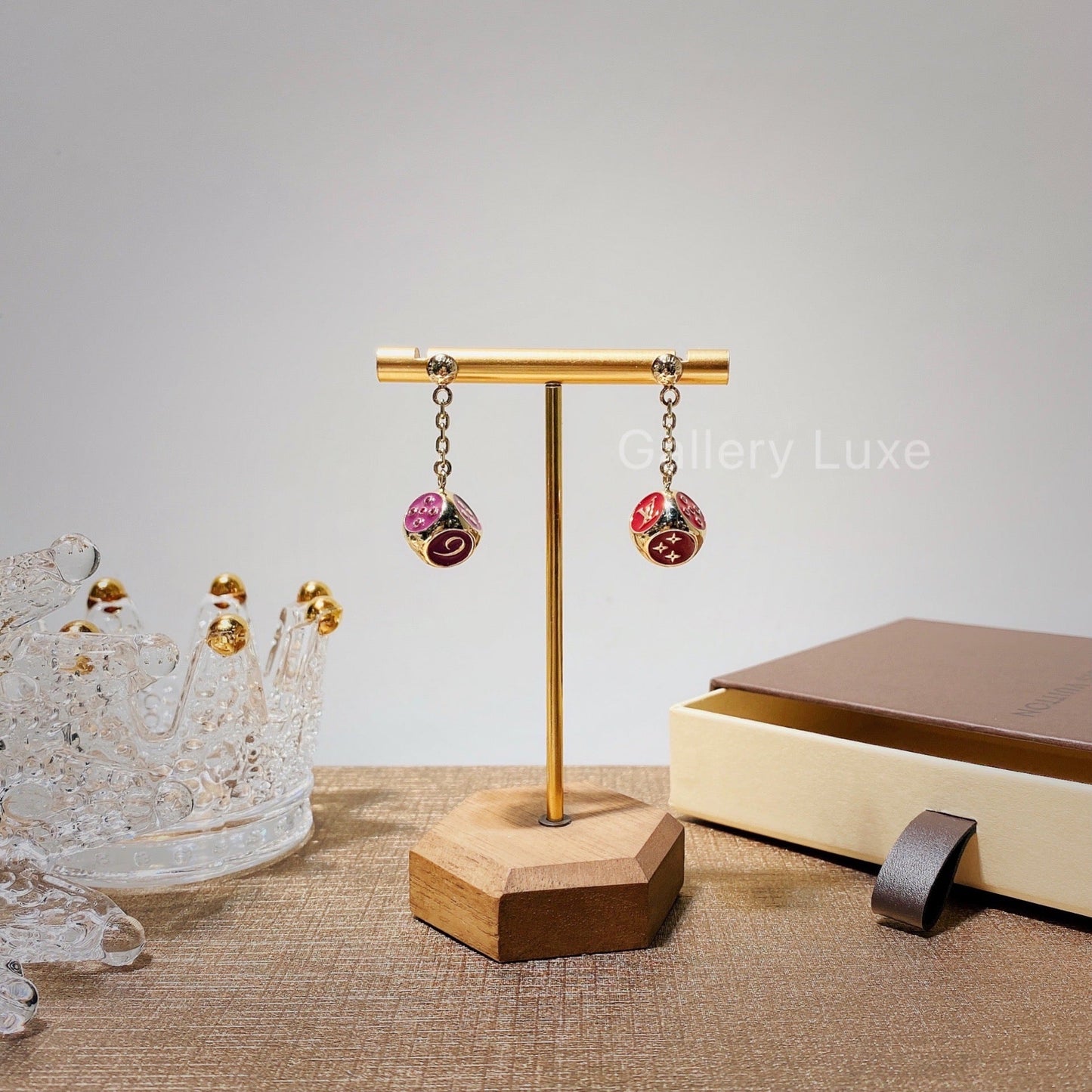 No.2733-Louis Vuitton Dice Earrings