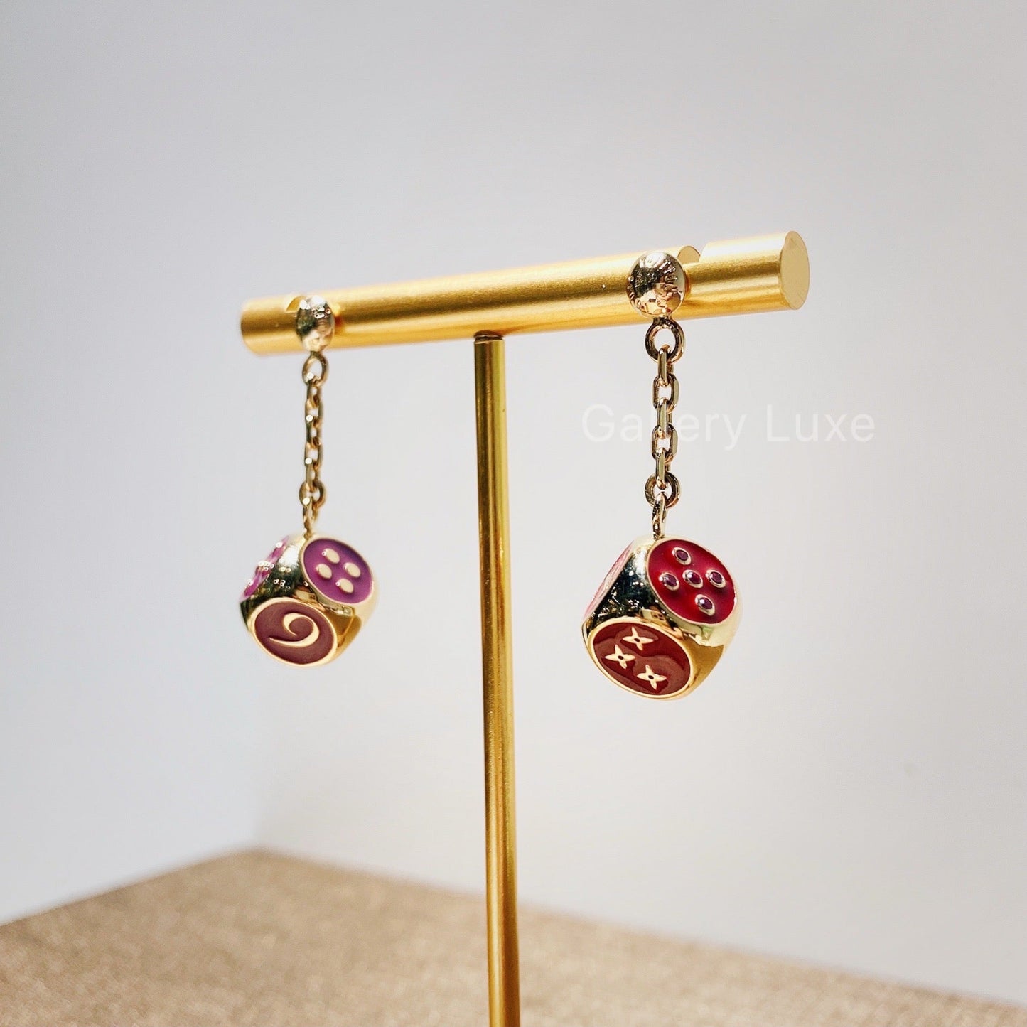 No.2733-Louis Vuitton Dice Earrings