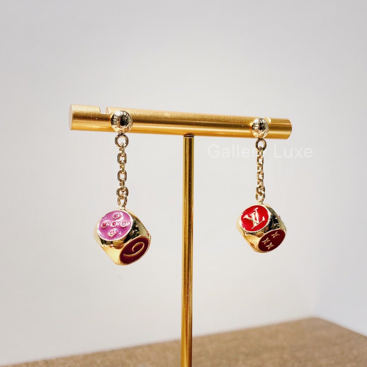 No.2733-Louis Vuitton Dice Earrings