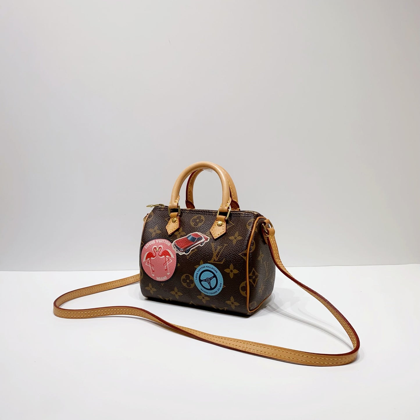 No.4029-Louis Vuitton Monogram World Tour Nano Speedy