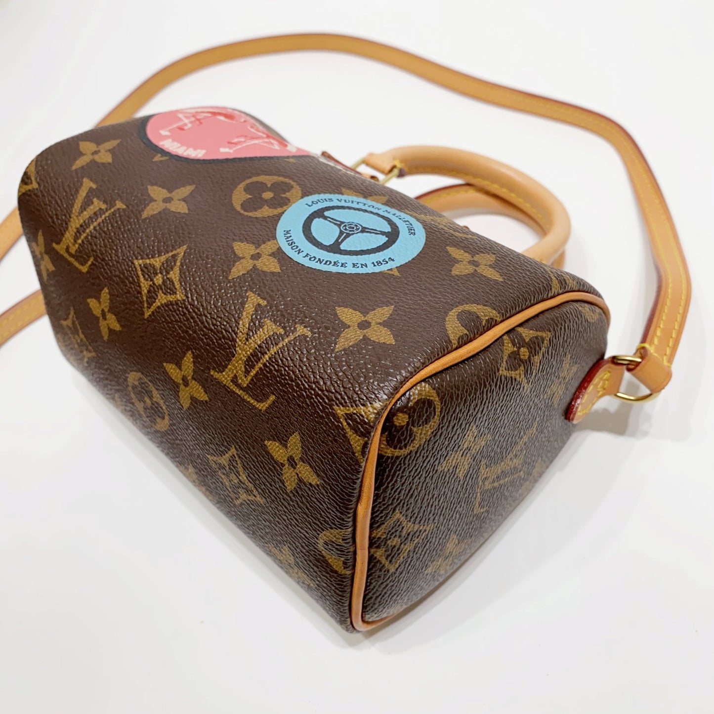 No.4029-Louis Vuitton Monogram World Tour Nano Speedy
