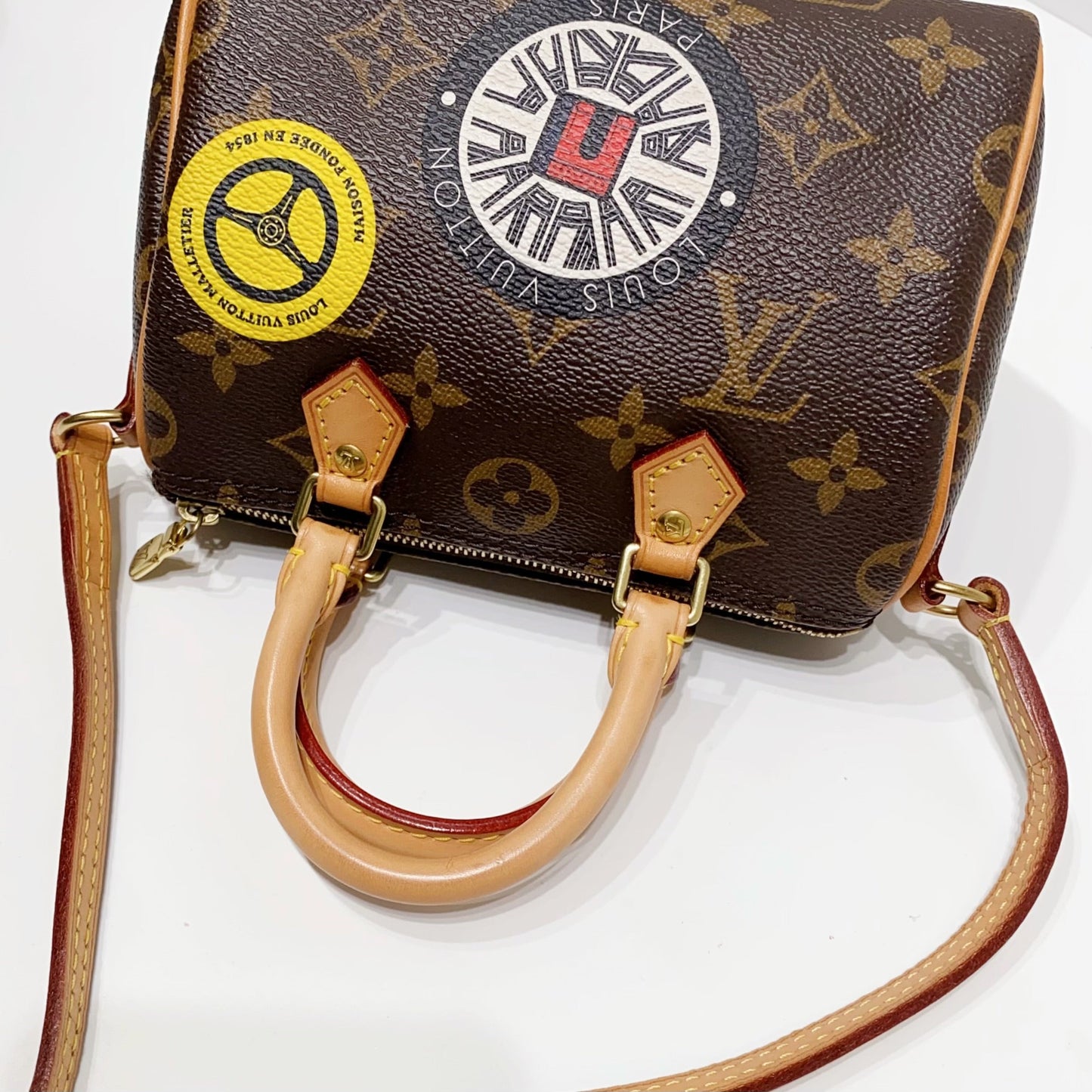 No.4029-Louis Vuitton Monogram World Tour Nano Speedy