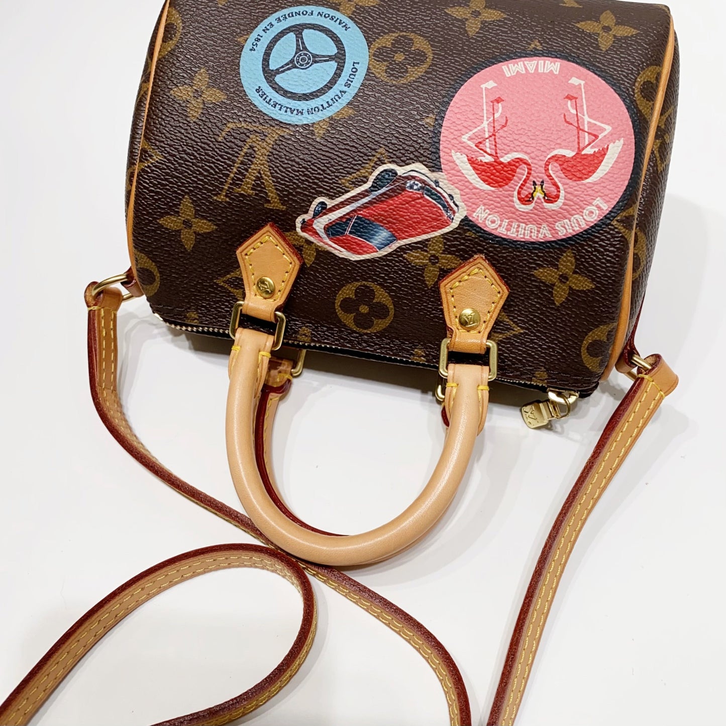 No.4029-Louis Vuitton Monogram World Tour Nano Speedy