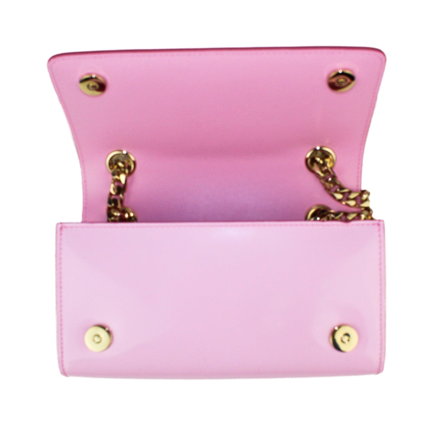 Dolce & Gabbana Polished Calfskin 3.5 Bag in Pink