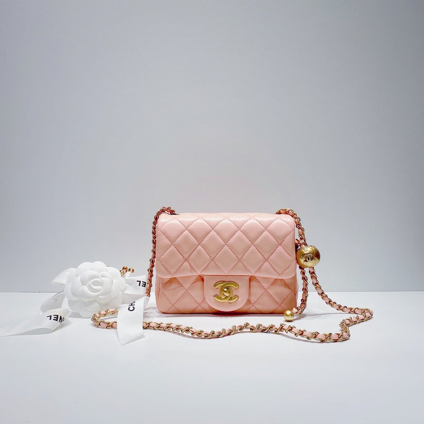 No.3487-Chanel Pearl Crush Square Mini Flap Bag (Brand New / 全新)