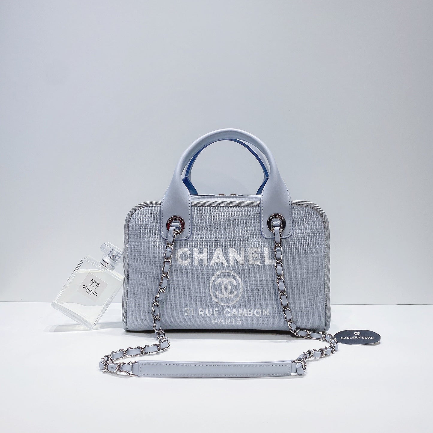 No.001347-1-Chanel Deauville Bowling Bag (Brand New / 全新貨品)
