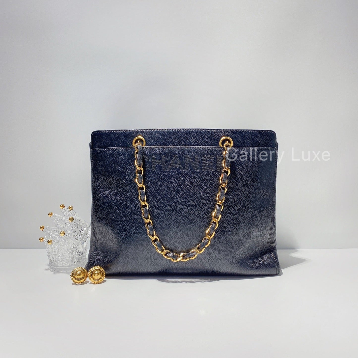 No.2272-Chanel Vintage Caviar Tote Bag