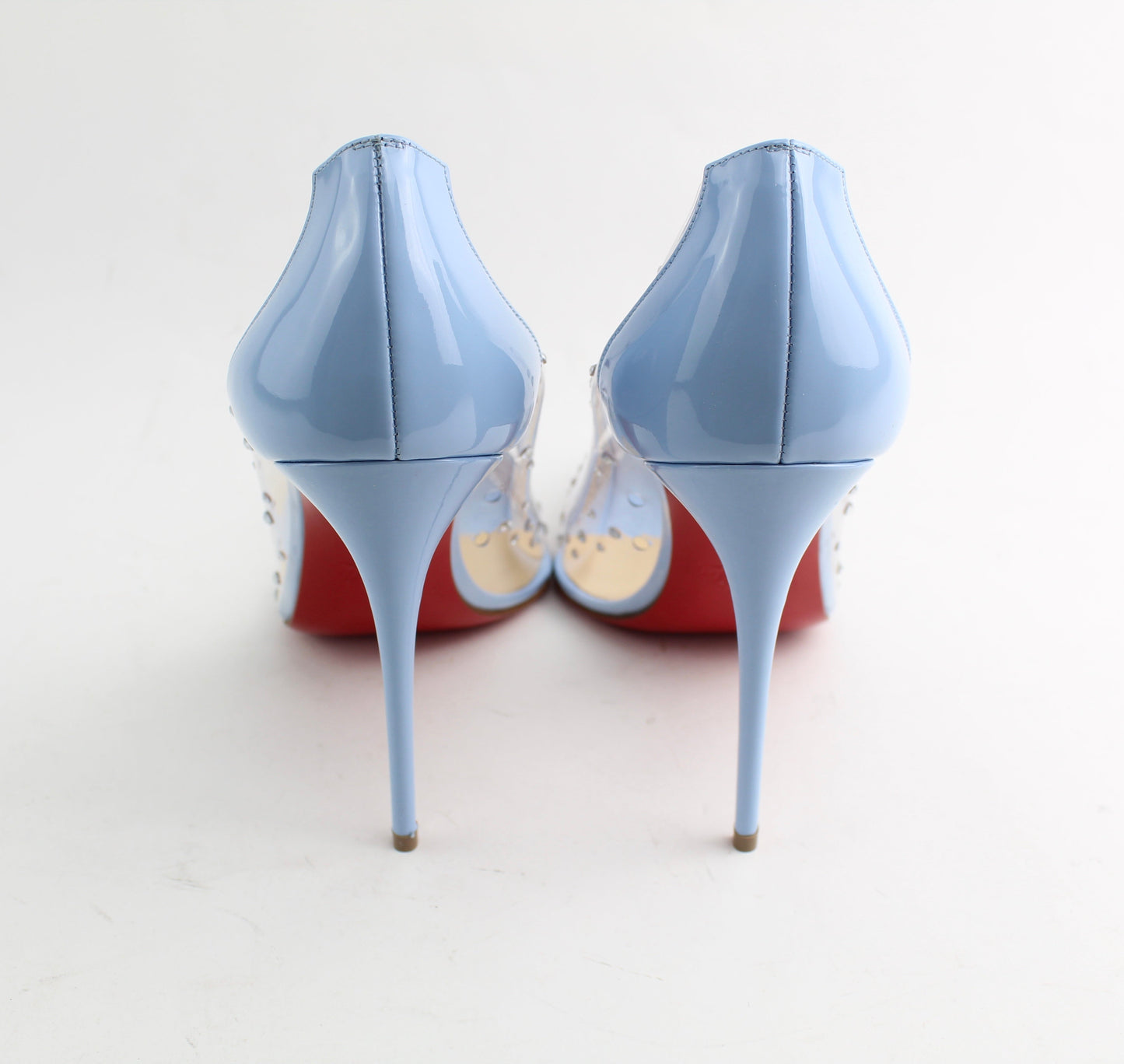CHRISTIAN LOUBOUTIN DEGRASTRASS PVC 100MM SIZE 40