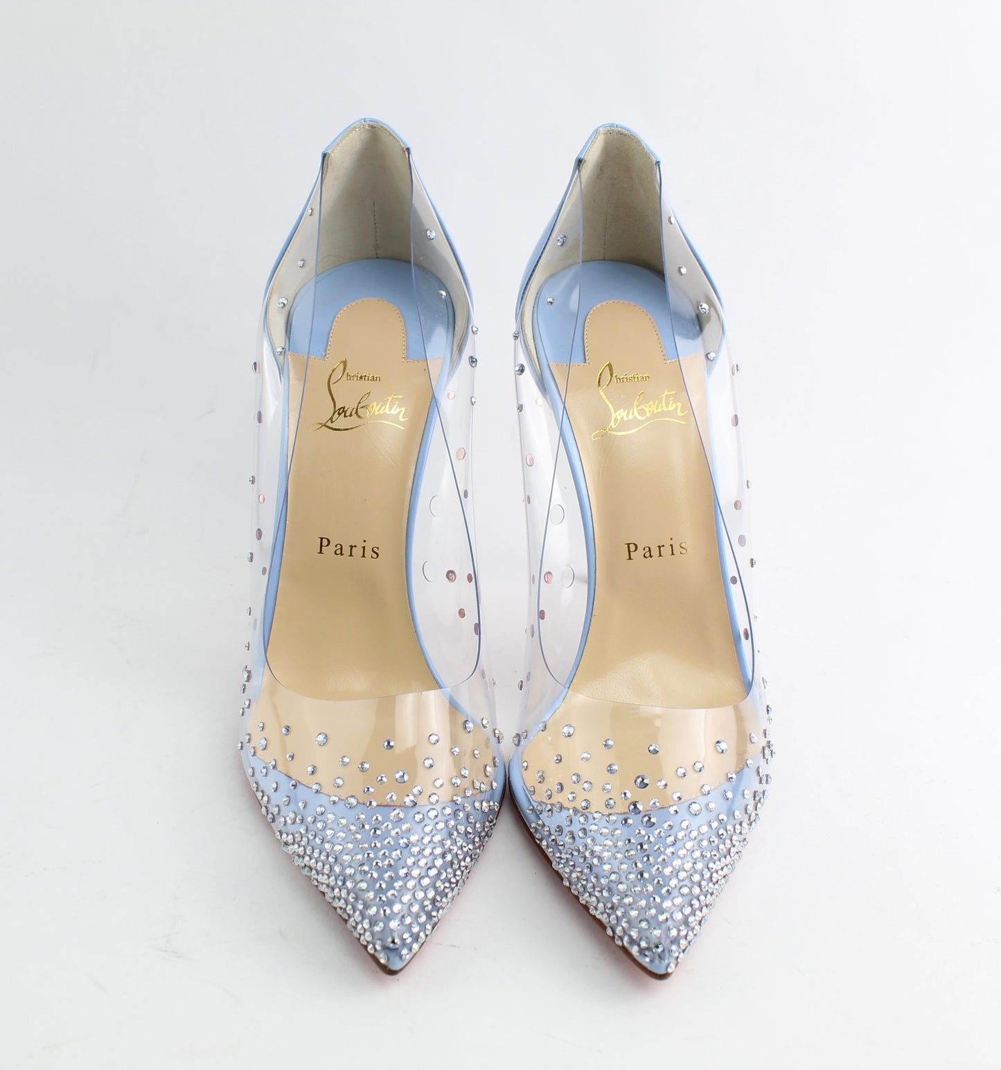 CHRISTIAN LOUBOUTIN DEGRASTRASS PVC 100MM SIZE 40
