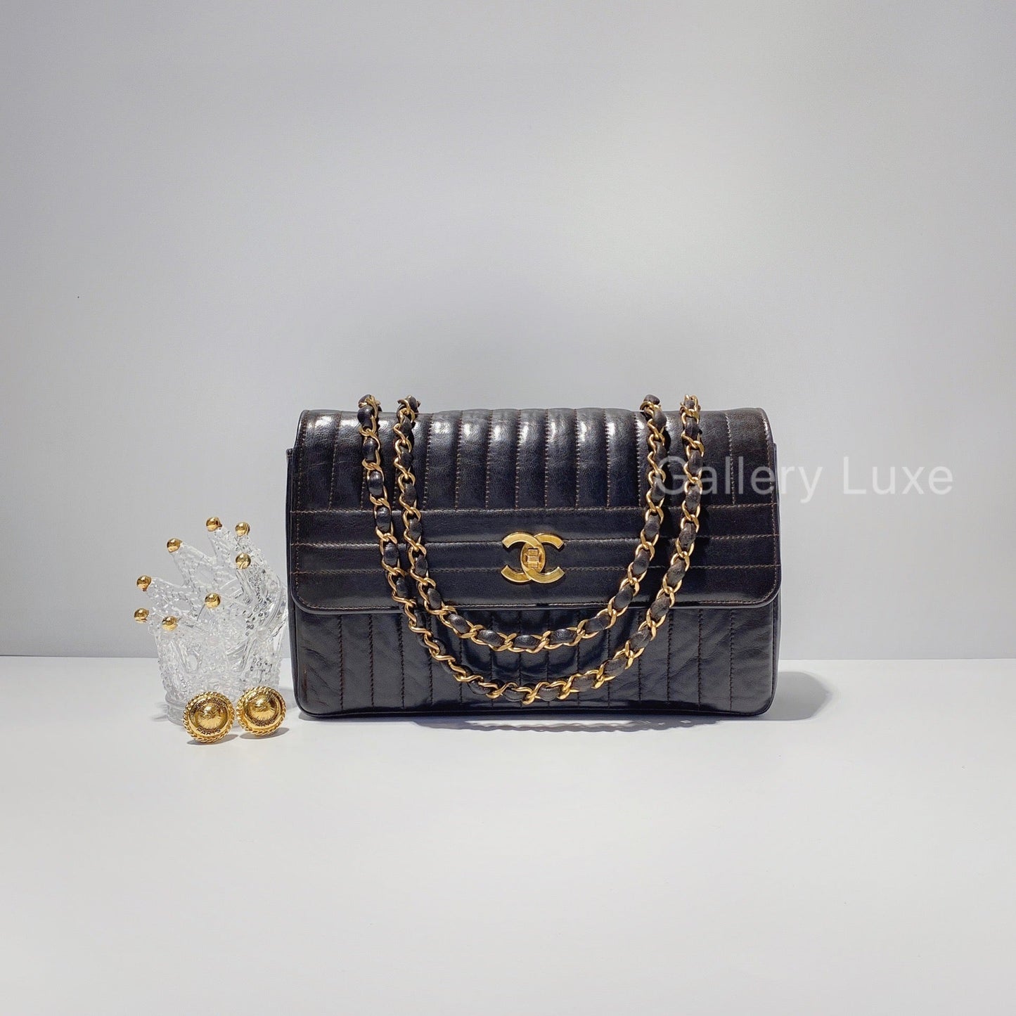 No.2469-Chanel Vintage Lambskin Flap Bag