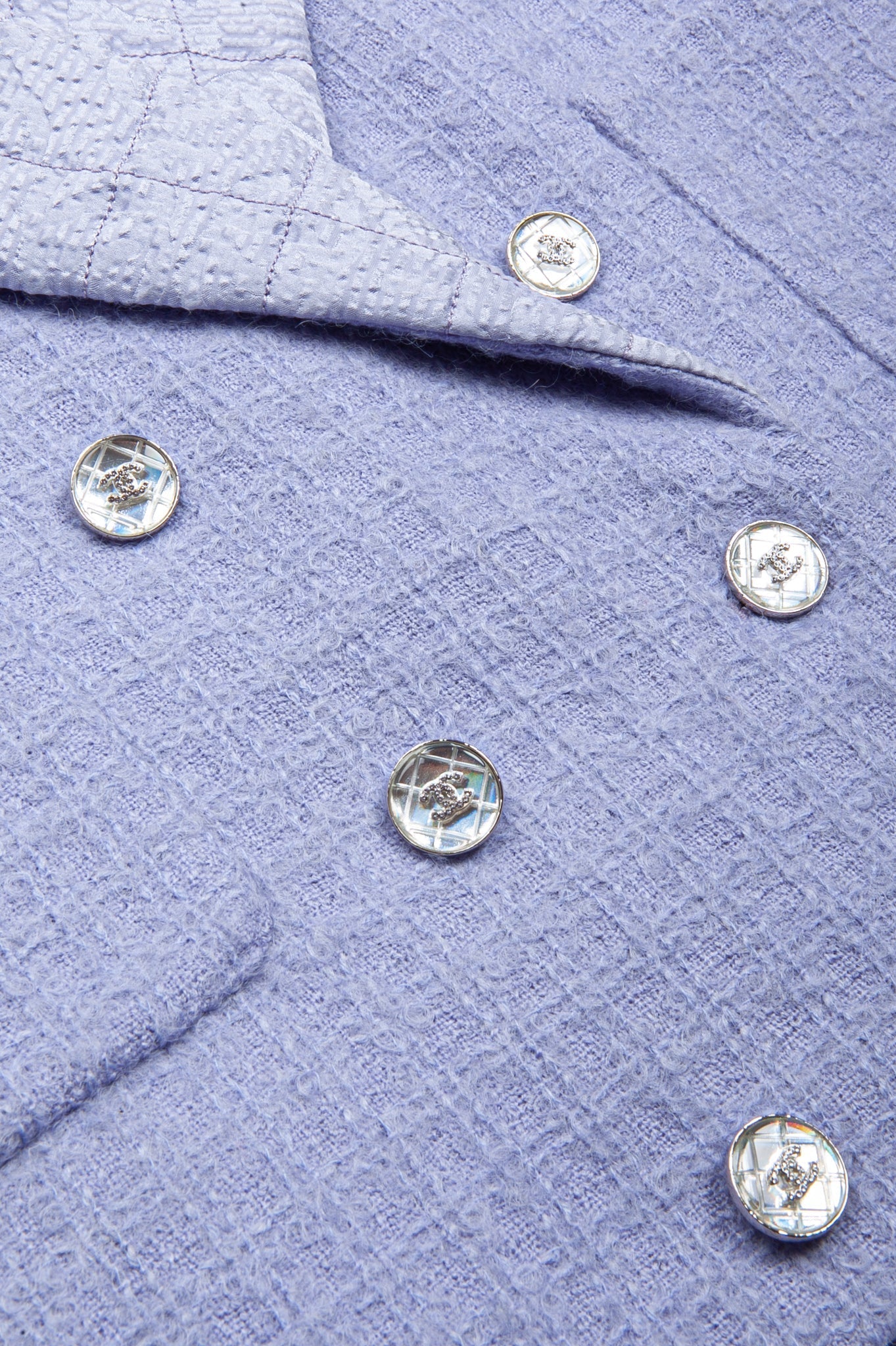 CHANEL Tweed Jacket FW21 Lavender