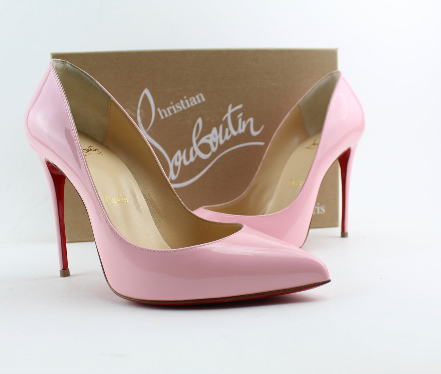 CHRISTIAN LOUBOUTIN PIGALLE FOLLIES 100MM SIZE 36.5