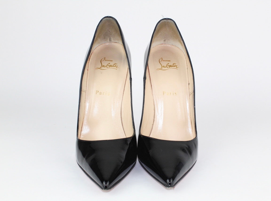 Christian Louboutin Patent So Kate Patent in Black